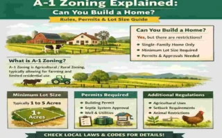 can you build a house on a-1 zoning