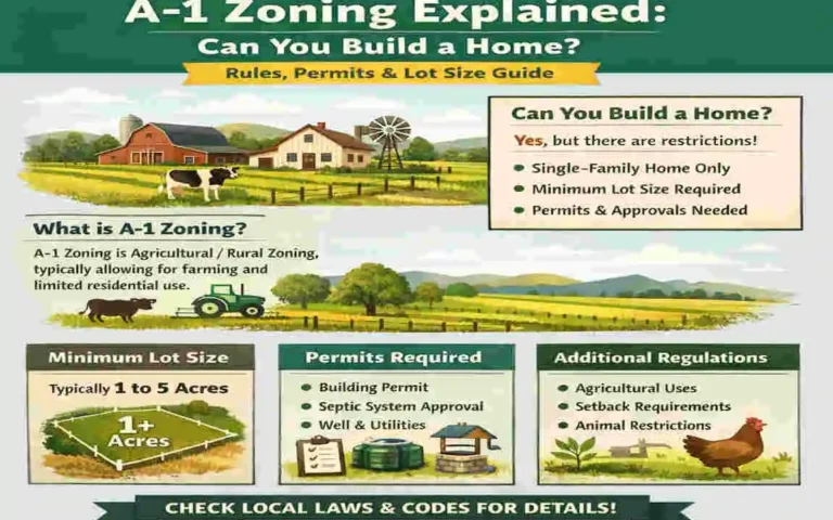 can you build a house on a-1 zoning