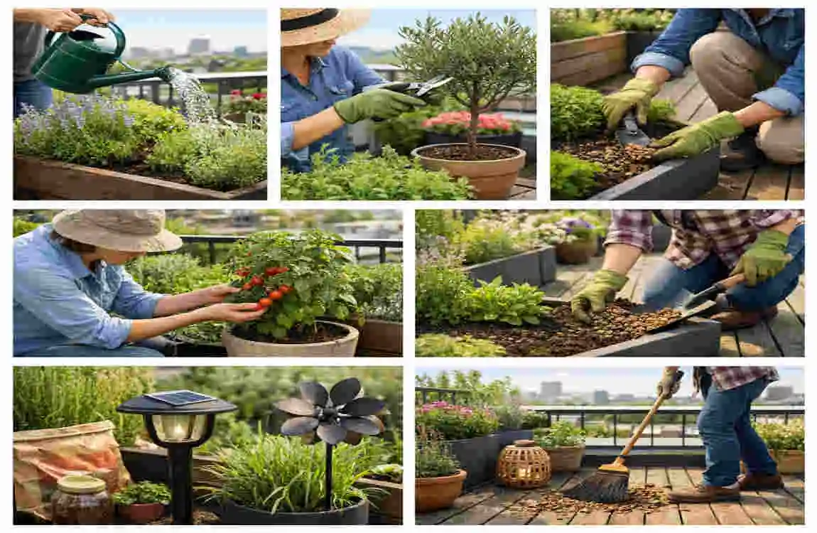 Roof Terrace Garden House Design