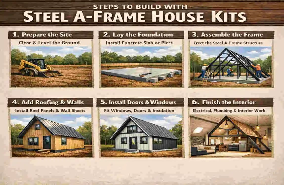 steel a frame house kits