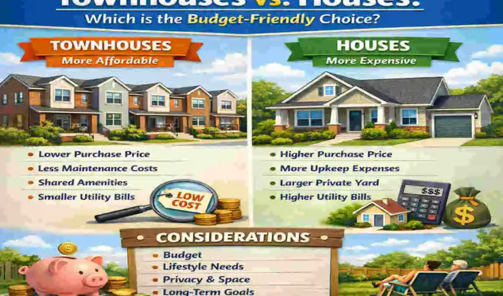 are townhouses cheaper than houses