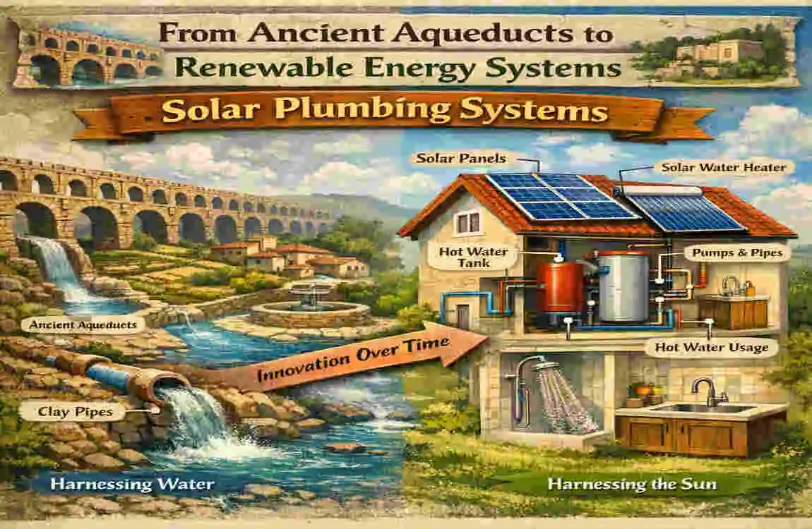 Solar plumbing systems