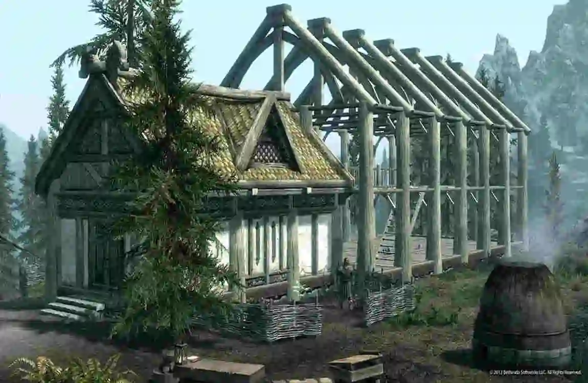 how to make a house in skyrim
