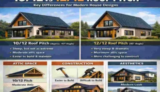 10/12 vs 12/12 Roof Pitch: