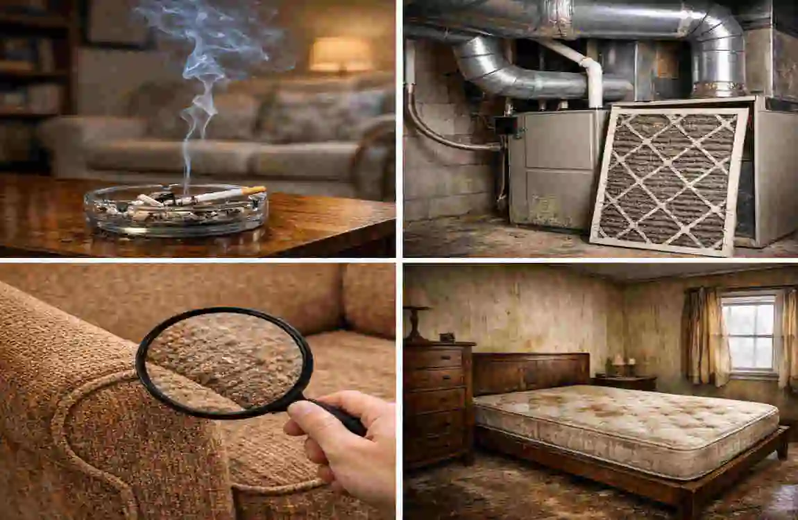 can smoke smell be removed from house