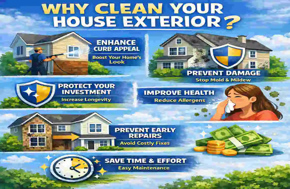 how to clean the outside of your house