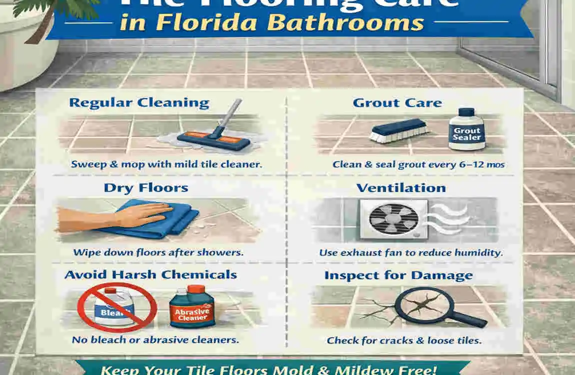 how to install tile flooring on bathroom in florida