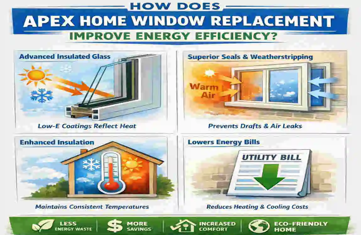 How Does Apex Home Window Replacement Improve Energy Efficiency? - home ...
