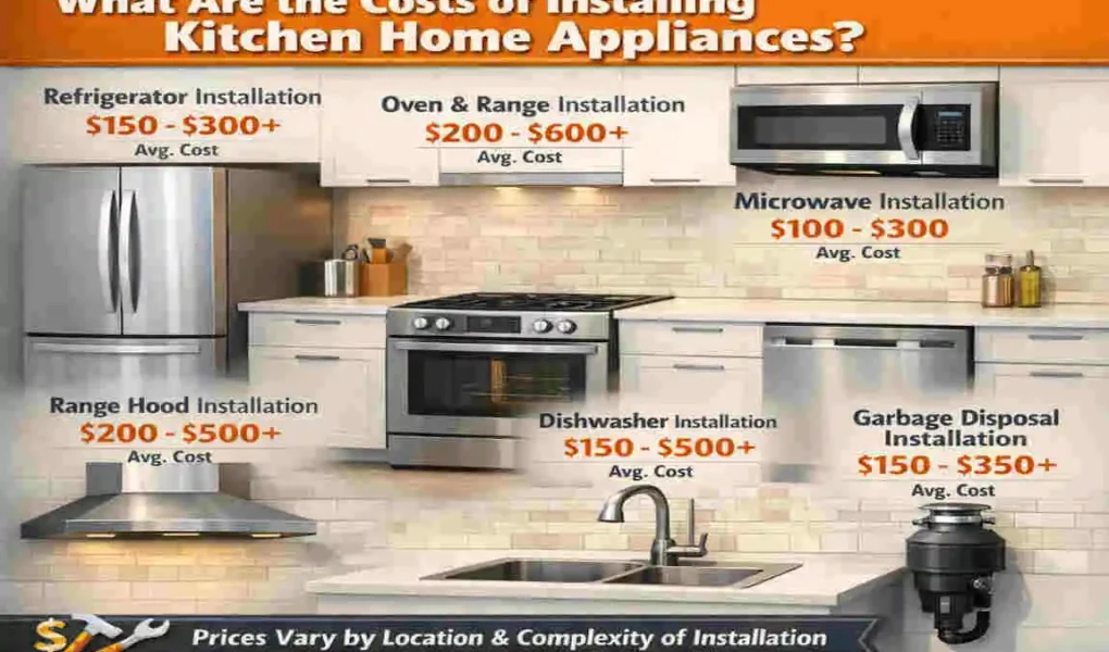 how much does it cost to install kitchen home appliances