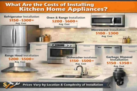 how much does it cost to install kitchen home appliances