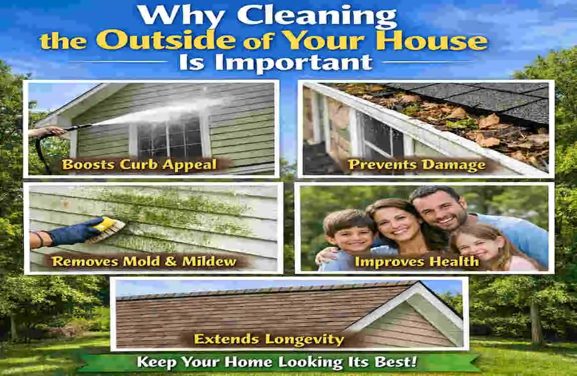how to clean the outside of your house