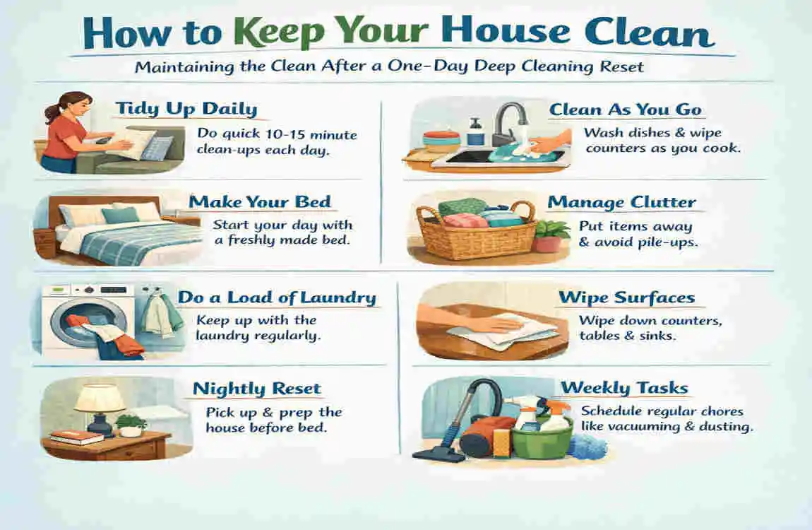 1-Day House Cleaning Guide