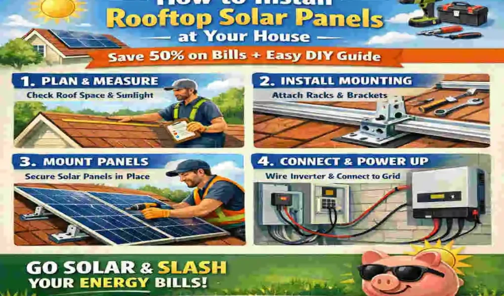 Install Rooftop Solar Panels at Your House