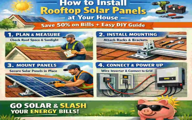 Install Rooftop Solar Panels at Your House