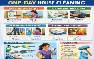 1-Day House Cleaning Guide