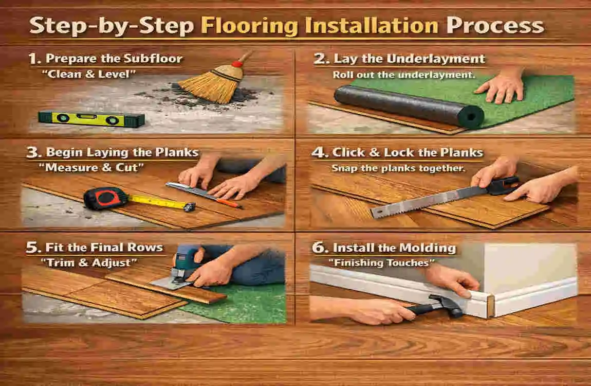 Where to Start Flooring in a House