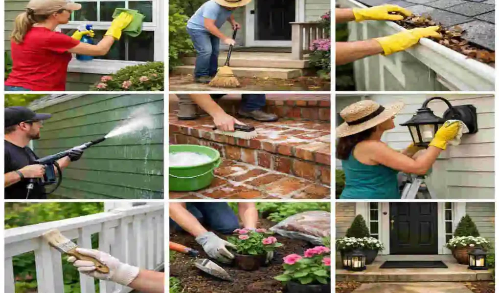 how to clean the outside of your house