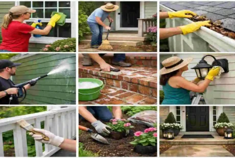 how to clean the outside of your house