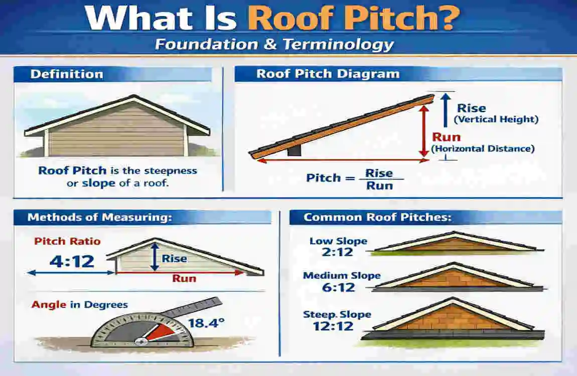 10/12 vs 12/12 Roof Pitch: