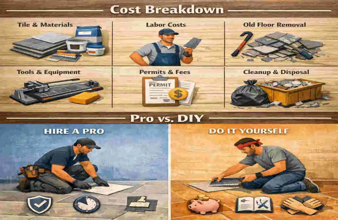 Florida Bathroom Tile Flooring: