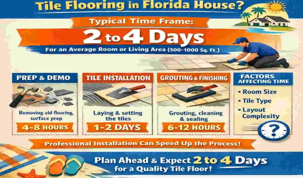how to install tile flooring on bathroom in florida