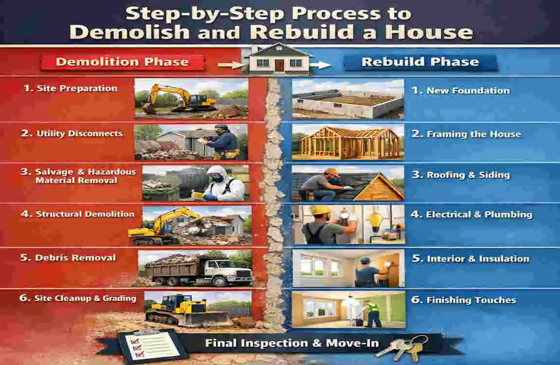 Can I Demolish My House and Rebuild?