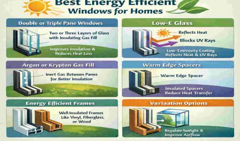 Best Energy Efficient Window Options for Homes?