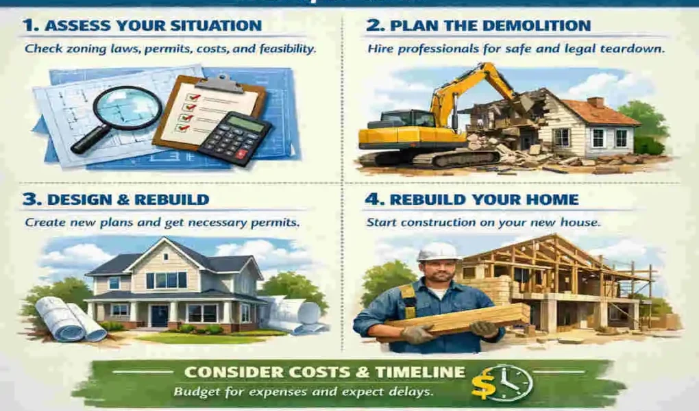 Can I Demolish My House and Rebuild?