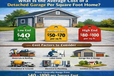 Detached Garage Costs Per Sq Ft