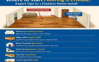 Where to Start Flooring in a House