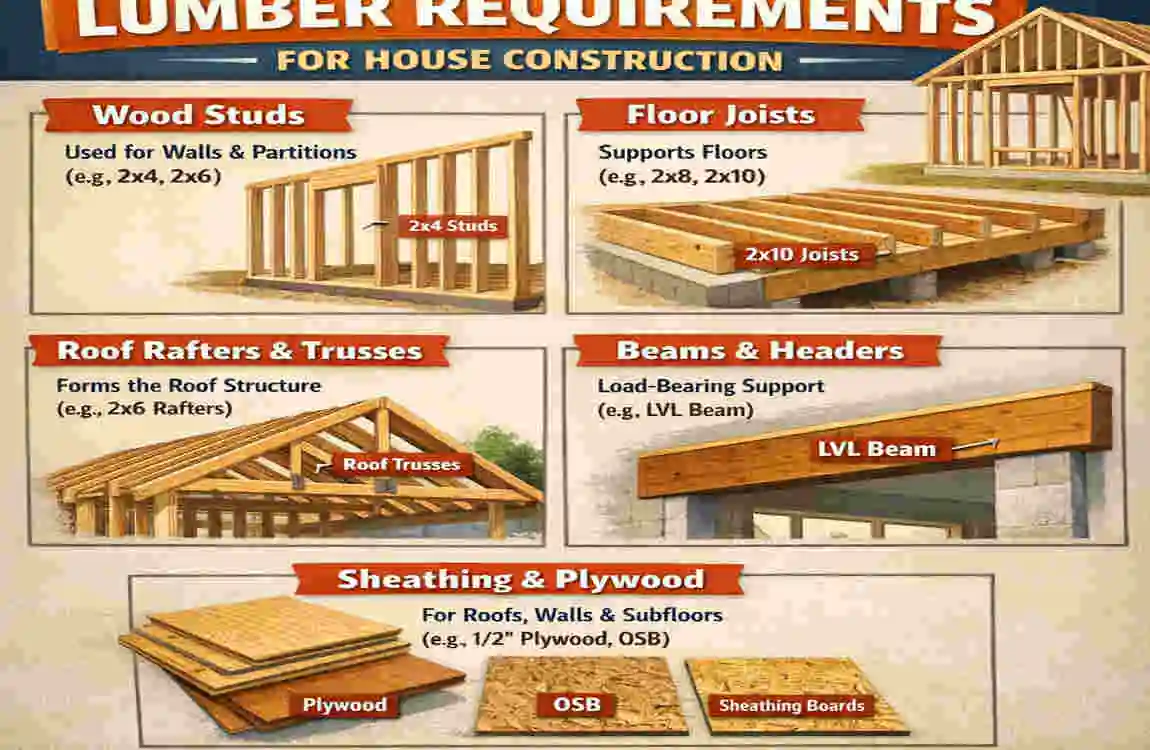 How Much Lumber to Build a House
