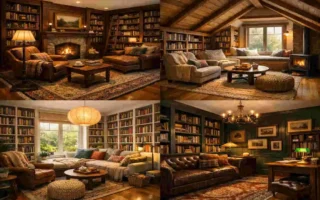 Study Home Library Cozy Interior Designs