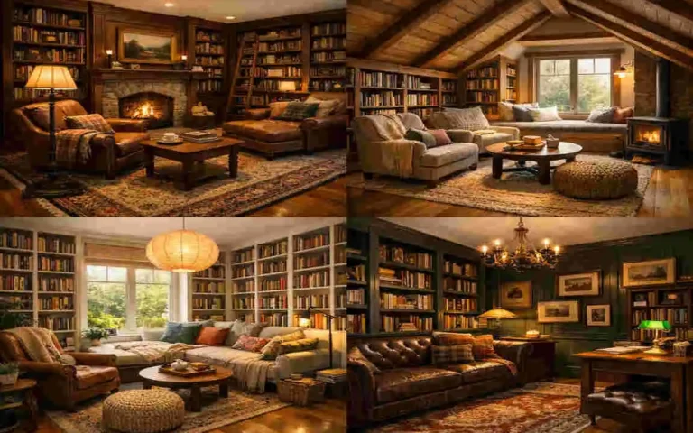 Study Home Library Cozy Interior Designs