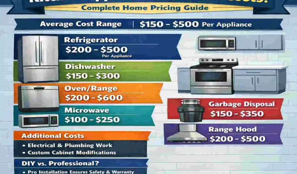 Kitchen Appliance Installation Costs