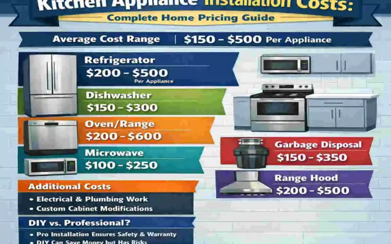 Kitchen Appliance Installation Costs