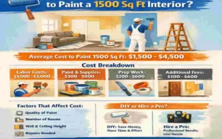 how much cost to paint 1500 sq ft house interior