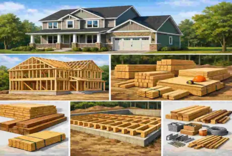 How Much Lumber to Build a House