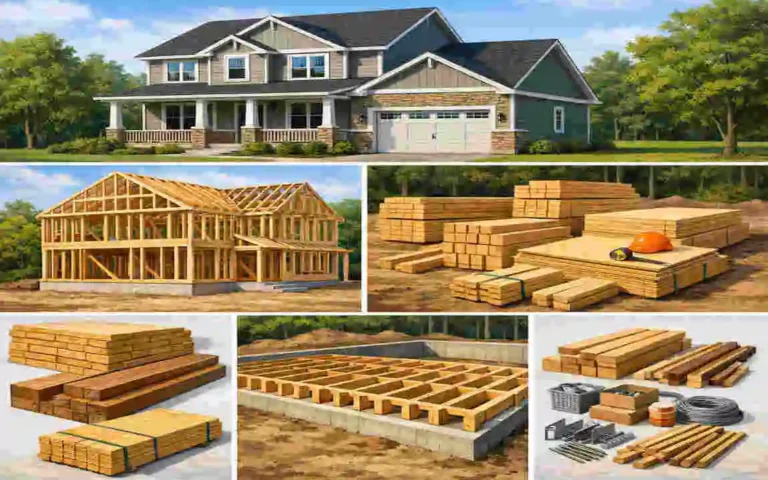 How Much Lumber to Build a House