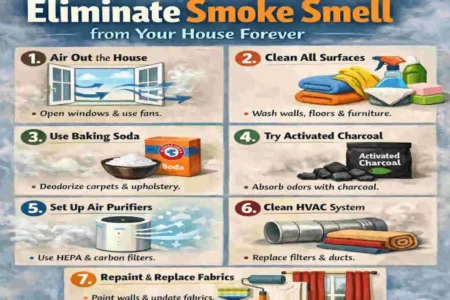can smoke smell be removed from house