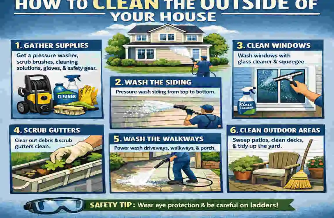 how to clean the outside of your house