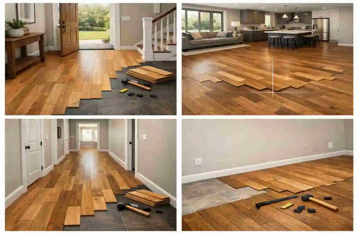 Where to Start Flooring in a House