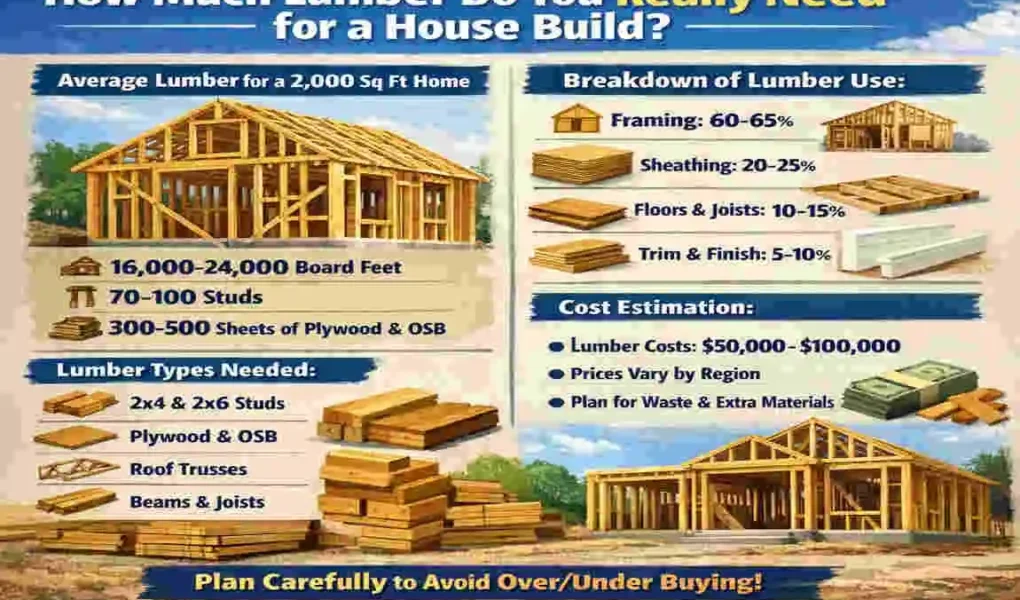 How Much Lumber to Build a House