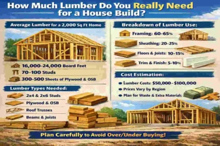 How Much Lumber to Build a House