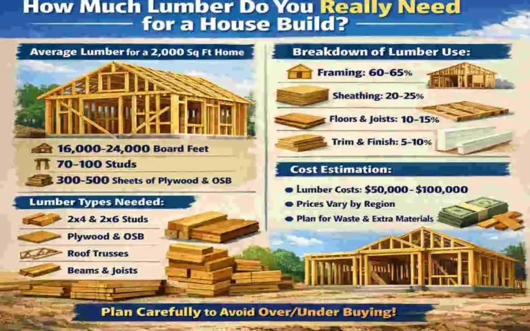 How Much Lumber to Build a House
