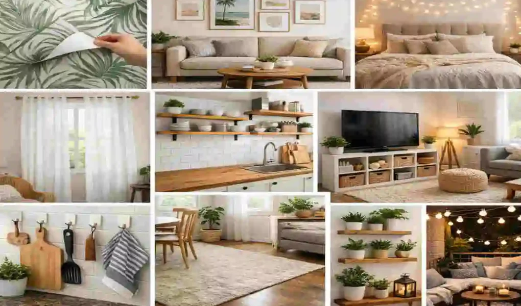 how to decorate a rented house