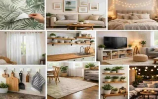 how to decorate a rented house