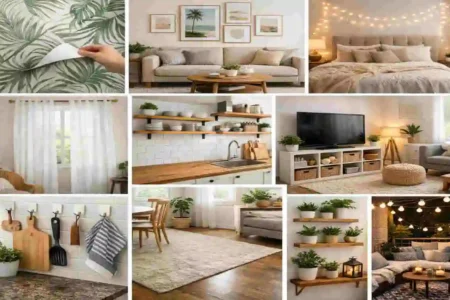 how to decorate a rented house