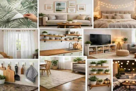 how to decorate a rented house