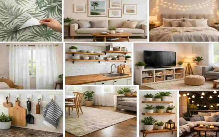 how to decorate a rented house