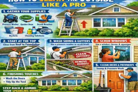how to clean the outside of your house